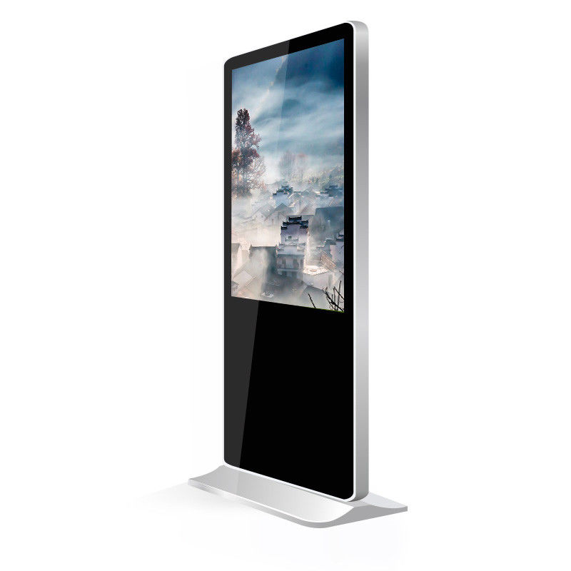 Capacitive Touch 55 Inch Floor Standing Advertising Display Digital Signage