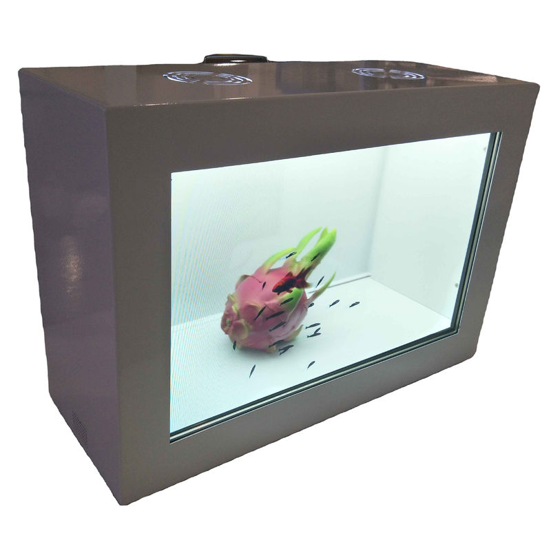 43 Inch Touch Screen Display Carbinet Transparent Showcase Advertisplay Box