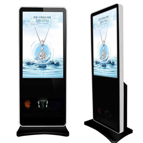 55&quot; Wifi Lcd Digital Signage Advertising Display With Shoe Polisher Cleaner