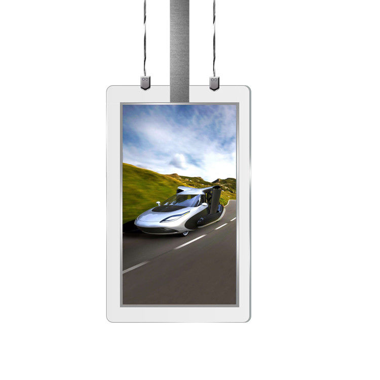 LCD Advertising Ultra Thin Android Based Digital Signage Ceiling Mounted