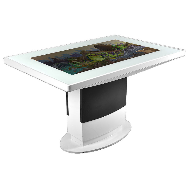 Conference Table Multitouch Interactive Advertising Kiosk Display For Meeting