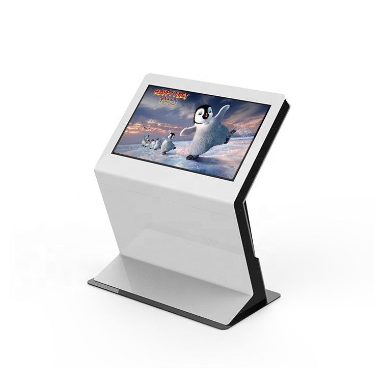 Auto Windows 7 / 10 Lcd Advertising Player 64G Indoor Standing Information Kiosk