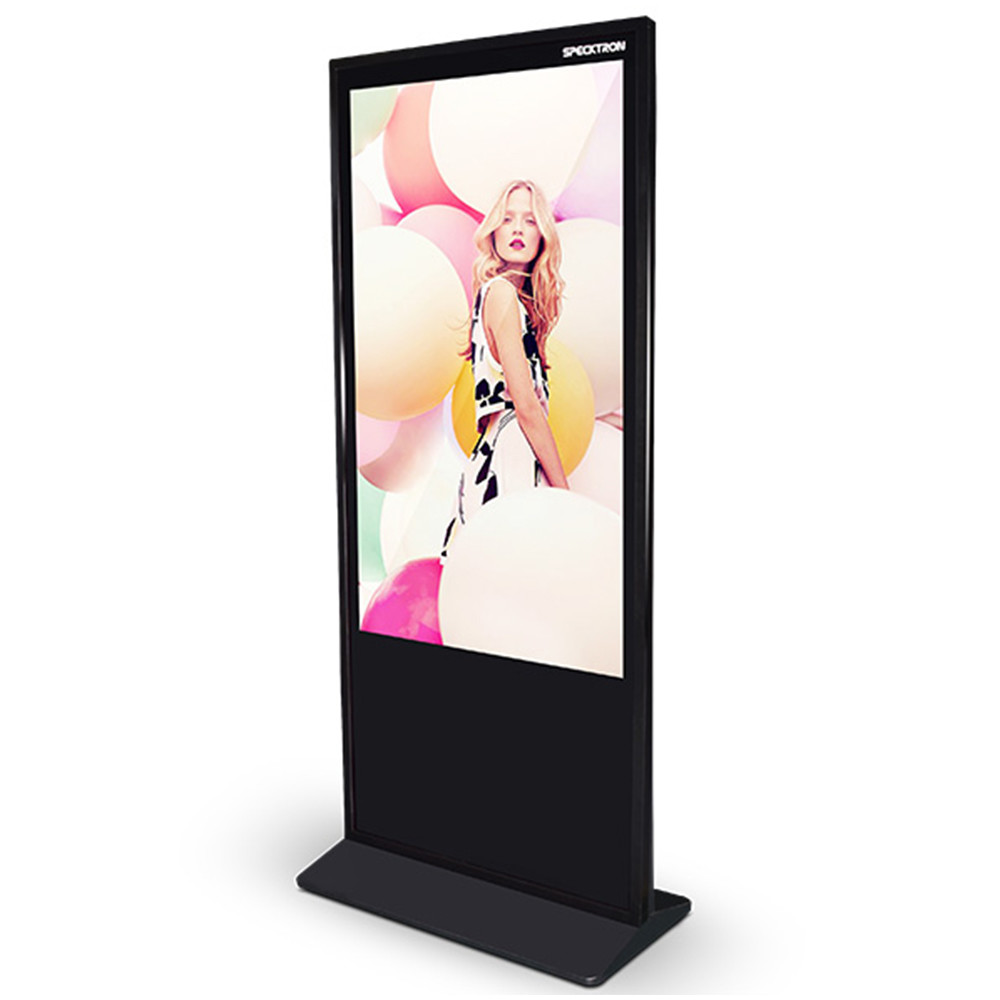 500 nits 55'' Floor Standing Digital Signage Multi Language Support ...